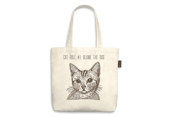 P.L.A.Y. Best in Show Tote - CAT - CAT RULE #1 BLAME THE DOG,  SKU: PY9011EMF